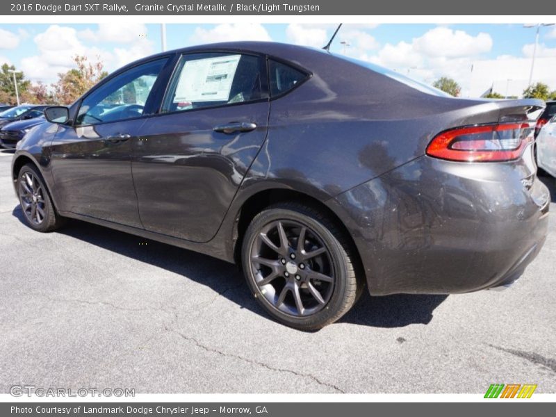Granite Crystal Metallic / Black/Light Tungsten 2016 Dodge Dart SXT Rallye