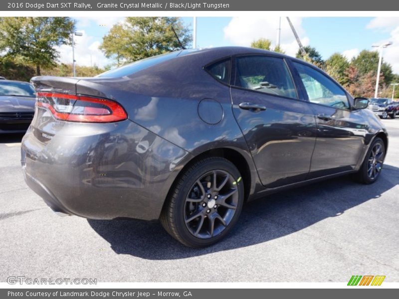 Granite Crystal Metallic / Black/Light Tungsten 2016 Dodge Dart SXT Rallye
