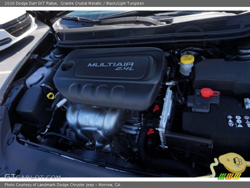 Granite Crystal Metallic / Black/Light Tungsten 2016 Dodge Dart SXT Rallye