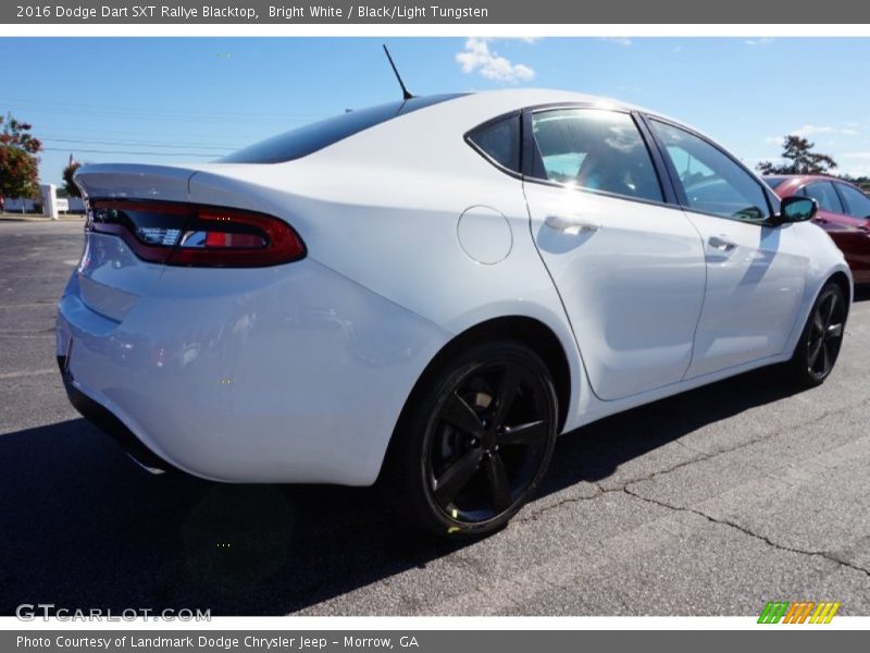Bright White / Black/Light Tungsten 2016 Dodge Dart SXT Rallye Blacktop