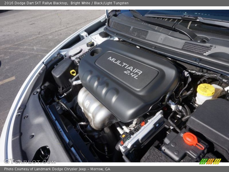 Bright White / Black/Light Tungsten 2016 Dodge Dart SXT Rallye Blacktop