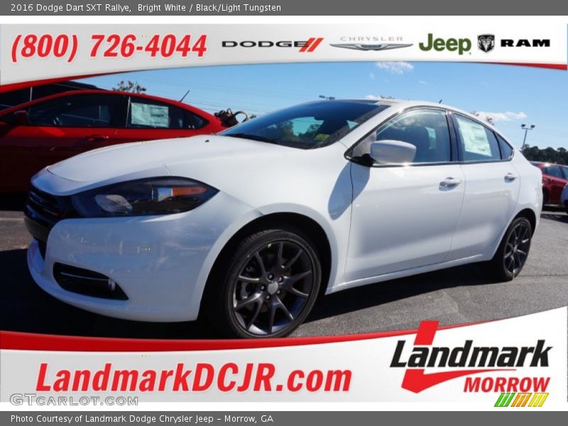 Bright White / Black/Light Tungsten 2016 Dodge Dart SXT Rallye