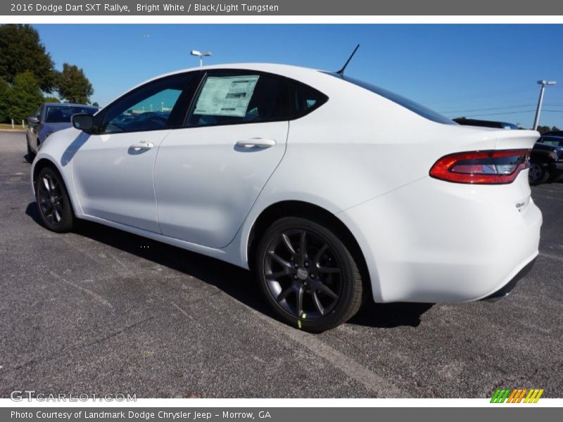 Bright White / Black/Light Tungsten 2016 Dodge Dart SXT Rallye