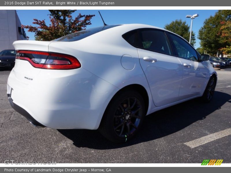 Bright White / Black/Light Tungsten 2016 Dodge Dart SXT Rallye
