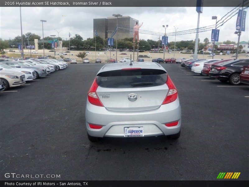 Ironman Silver / Black 2016 Hyundai Accent SE Hatchback