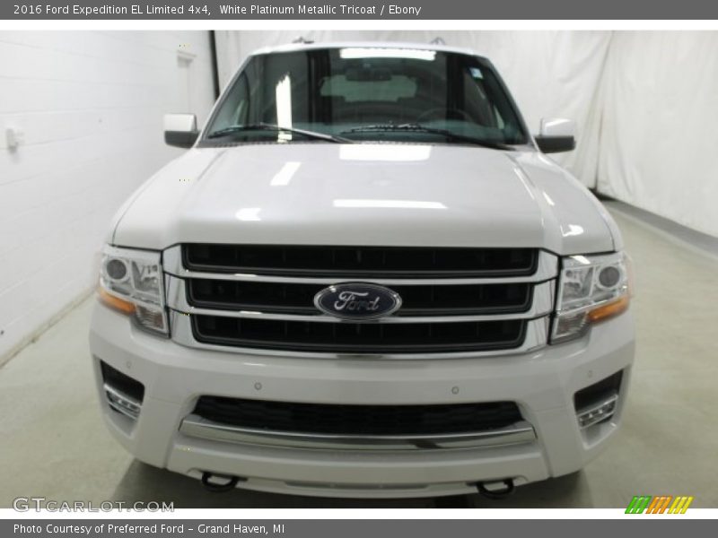 White Platinum Metallic Tricoat / Ebony 2016 Ford Expedition EL Limited 4x4