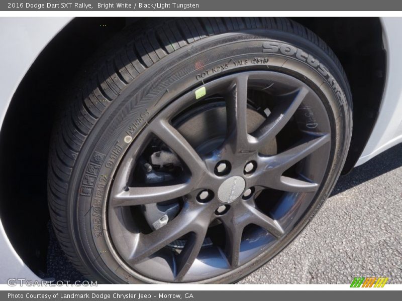 Bright White / Black/Light Tungsten 2016 Dodge Dart SXT Rallye