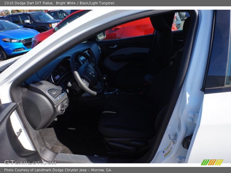 Bright White / Black/Light Tungsten 2016 Dodge Dart SXT Rallye