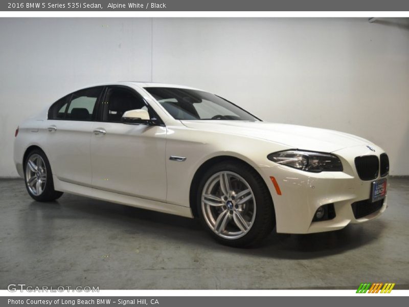 Alpine White / Black 2016 BMW 5 Series 535i Sedan