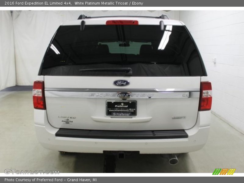 White Platinum Metallic Tricoat / Ebony 2016 Ford Expedition EL Limited 4x4