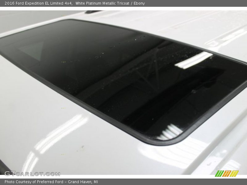 White Platinum Metallic Tricoat / Ebony 2016 Ford Expedition EL Limited 4x4