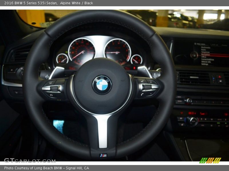 Alpine White / Black 2016 BMW 5 Series 535i Sedan