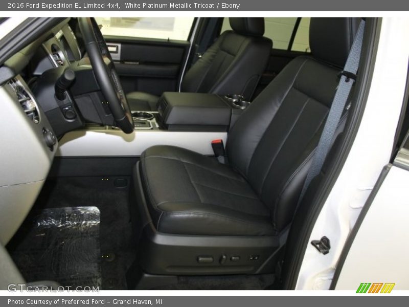 White Platinum Metallic Tricoat / Ebony 2016 Ford Expedition EL Limited 4x4