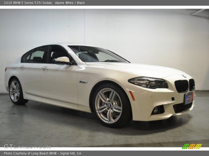 Alpine White / Black 2016 BMW 5 Series 535i Sedan