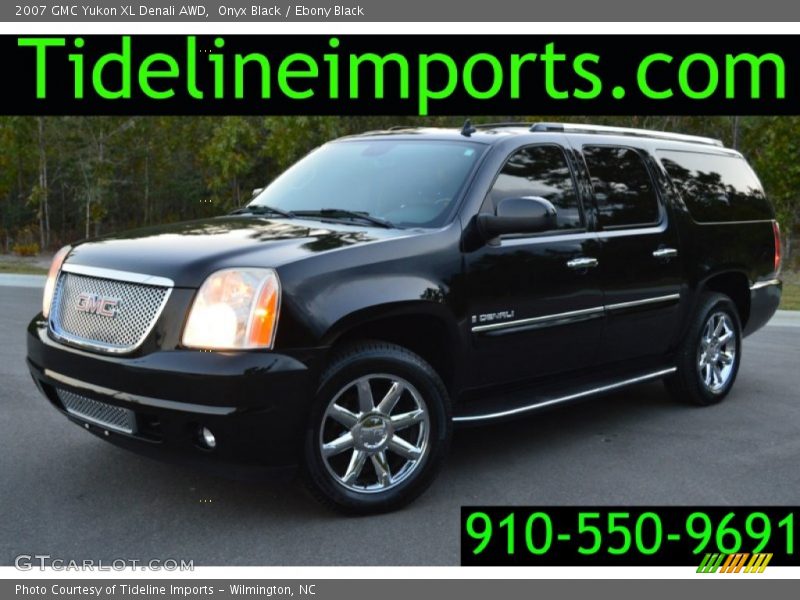 Onyx Black / Ebony Black 2007 GMC Yukon XL Denali AWD