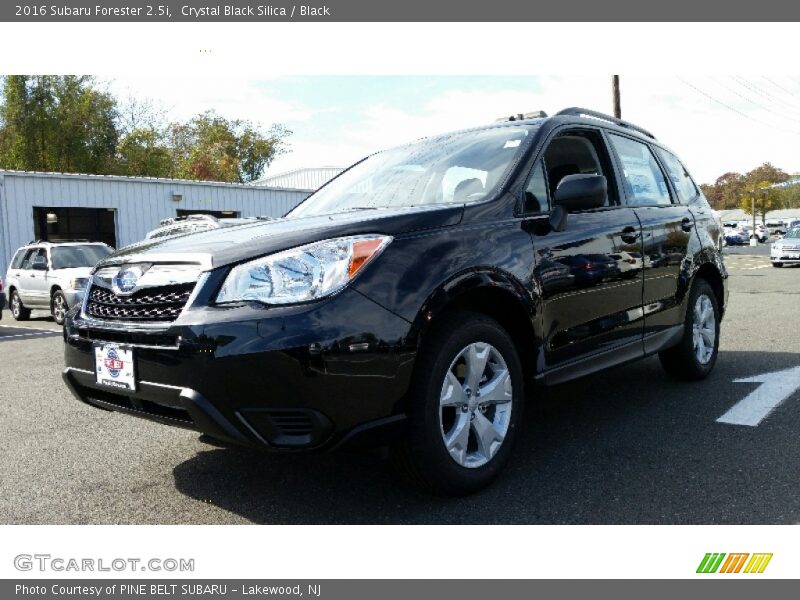 Crystal Black Silica / Black 2016 Subaru Forester 2.5i