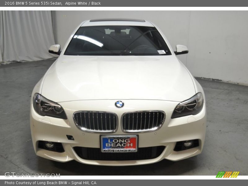 Alpine White / Black 2016 BMW 5 Series 535i Sedan