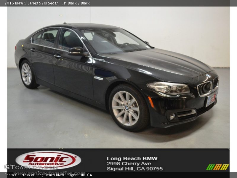 Jet Black / Black 2016 BMW 5 Series 528i Sedan