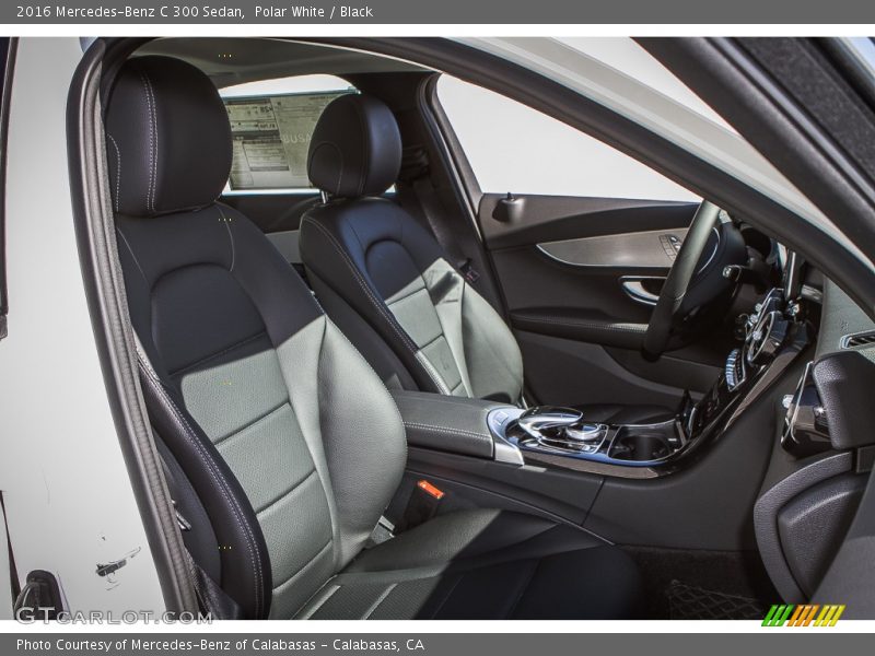 Polar White / Black 2016 Mercedes-Benz C 300 Sedan