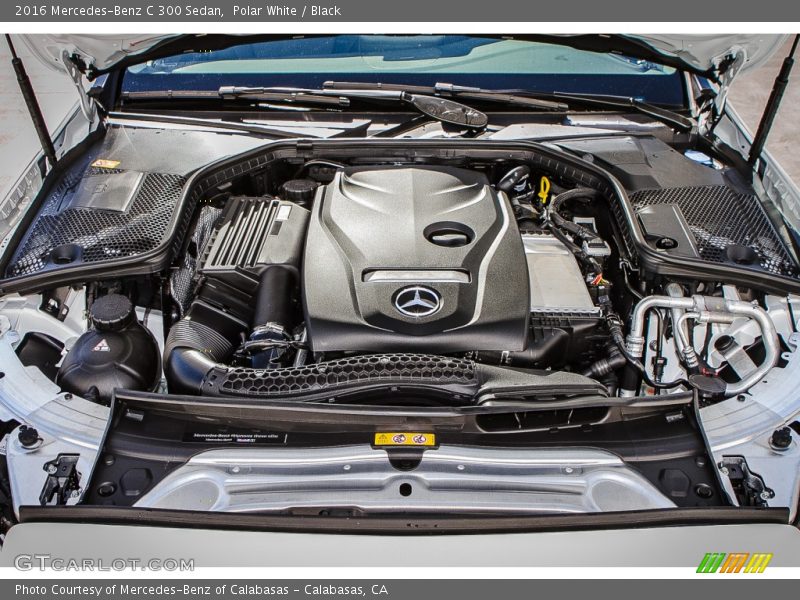 Polar White / Black 2016 Mercedes-Benz C 300 Sedan