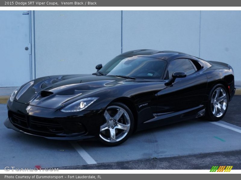 Venom Black / Black 2015 Dodge SRT Viper Coupe