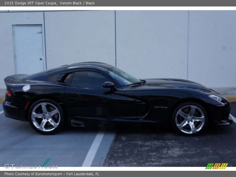 Venom Black / Black 2015 Dodge SRT Viper Coupe