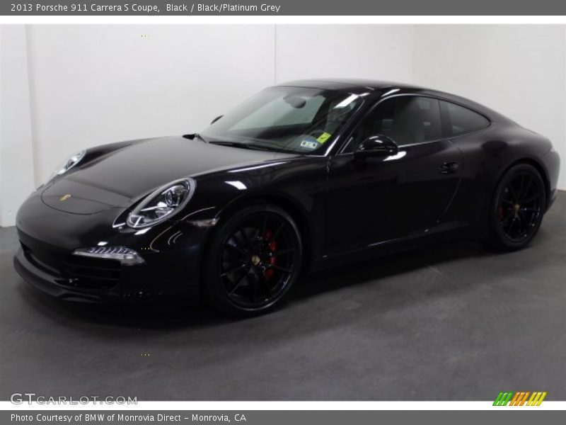 Black / Black/Platinum Grey 2013 Porsche 911 Carrera S Coupe