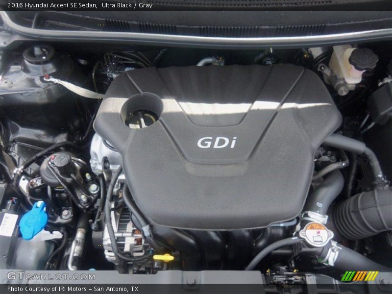 Ultra Black / Gray 2016 Hyundai Accent SE Sedan