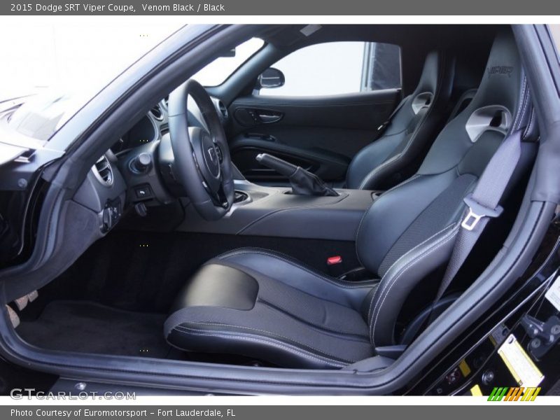  2015 SRT Viper Coupe Black Interior