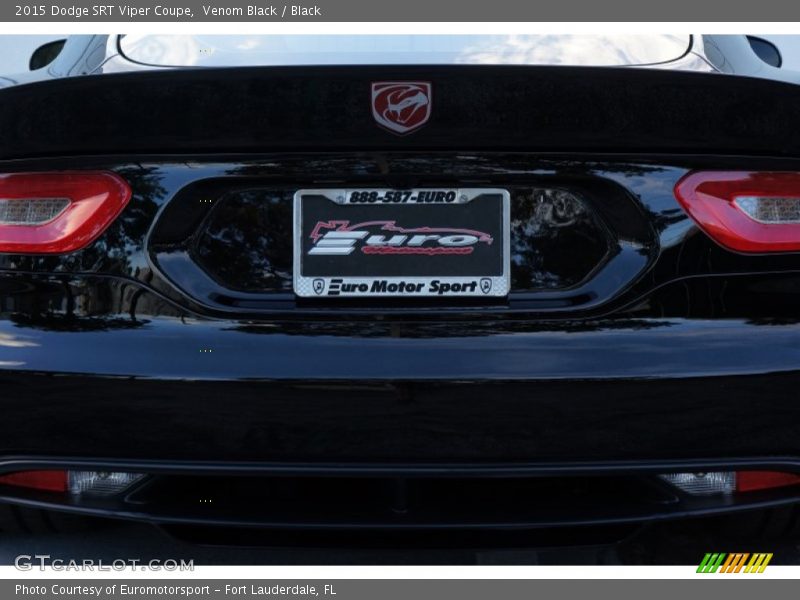 Venom Black / Black 2015 Dodge SRT Viper Coupe