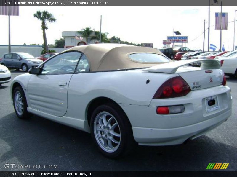 Dover White Pearl / Tan 2001 Mitsubishi Eclipse Spyder GT