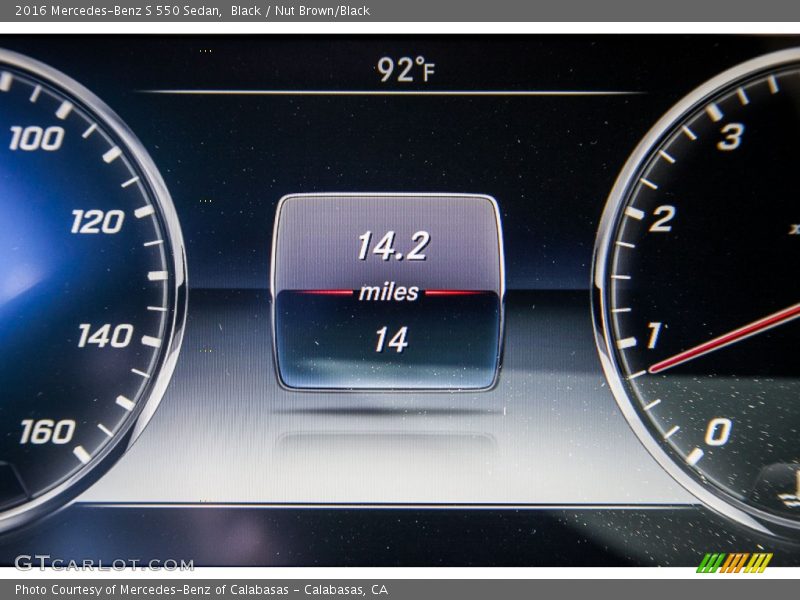 Black / Nut Brown/Black 2016 Mercedes-Benz S 550 Sedan