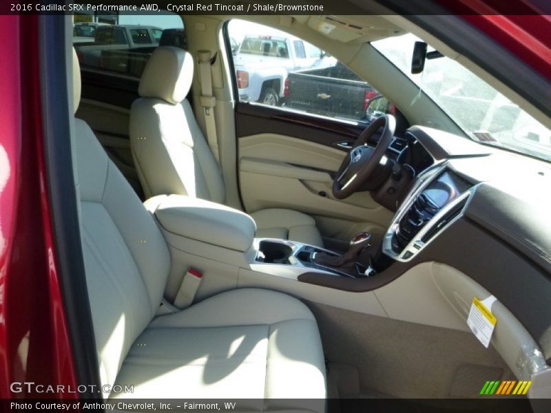 Crystal Red Tincoat / Shale/Brownstone 2016 Cadillac SRX Performance AWD