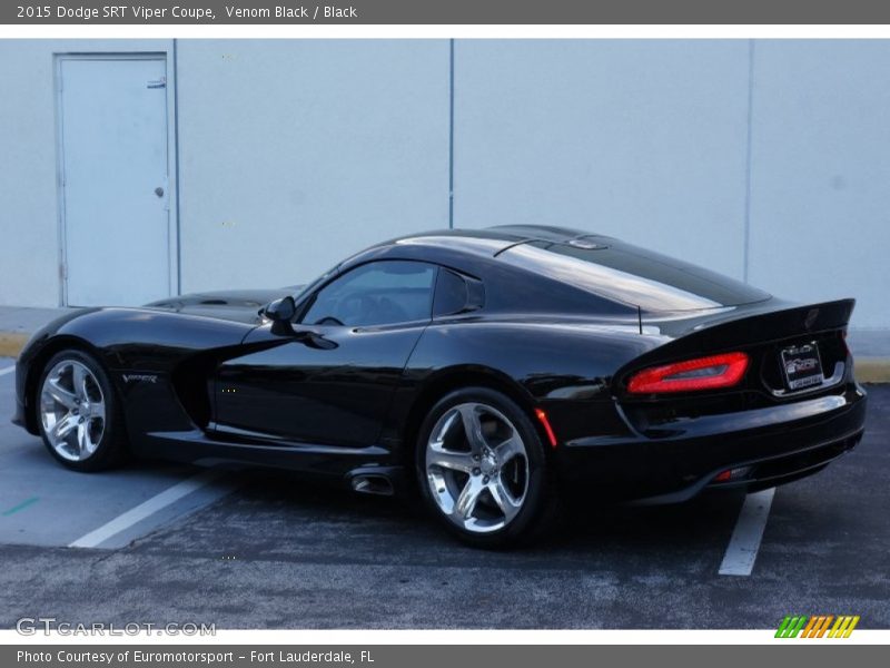 Venom Black / Black 2015 Dodge SRT Viper Coupe