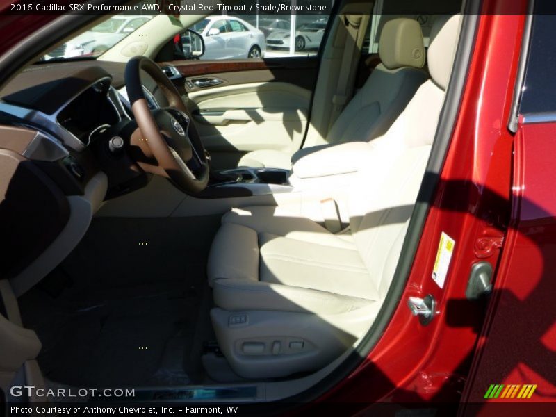Crystal Red Tincoat / Shale/Brownstone 2016 Cadillac SRX Performance AWD