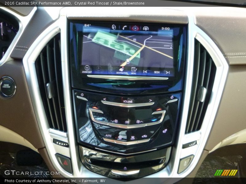 Crystal Red Tincoat / Shale/Brownstone 2016 Cadillac SRX Performance AWD