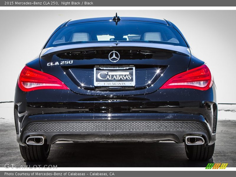 Night Black / Black 2015 Mercedes-Benz CLA 250