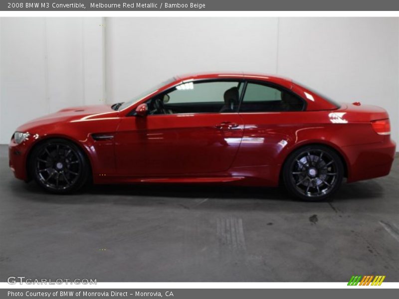 Melbourne Red Metallic / Bamboo Beige 2008 BMW M3 Convertible