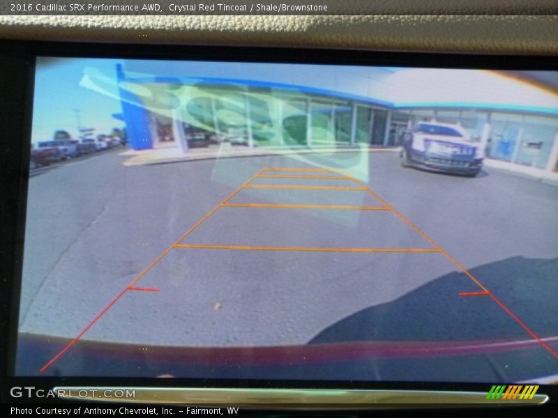 Crystal Red Tincoat / Shale/Brownstone 2016 Cadillac SRX Performance AWD