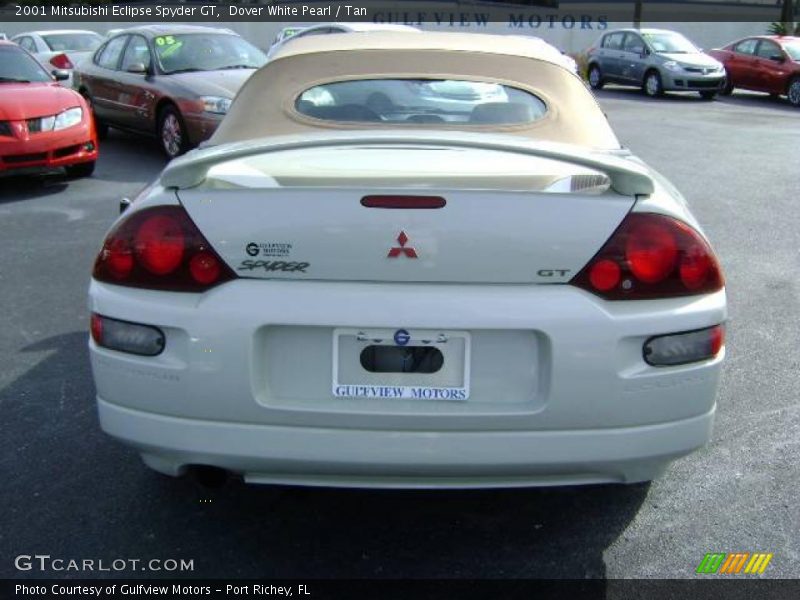 Dover White Pearl / Tan 2001 Mitsubishi Eclipse Spyder GT