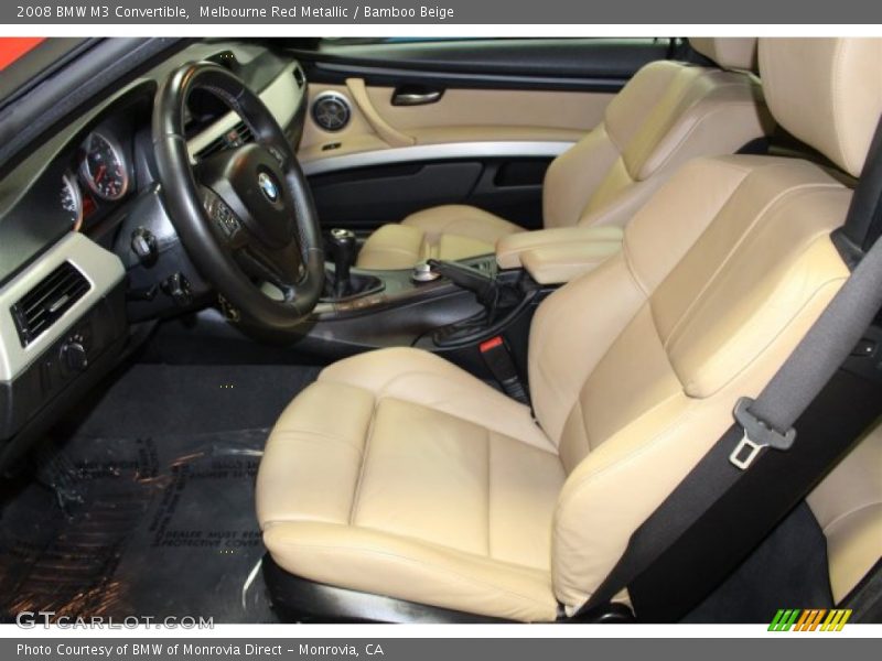 Melbourne Red Metallic / Bamboo Beige 2008 BMW M3 Convertible