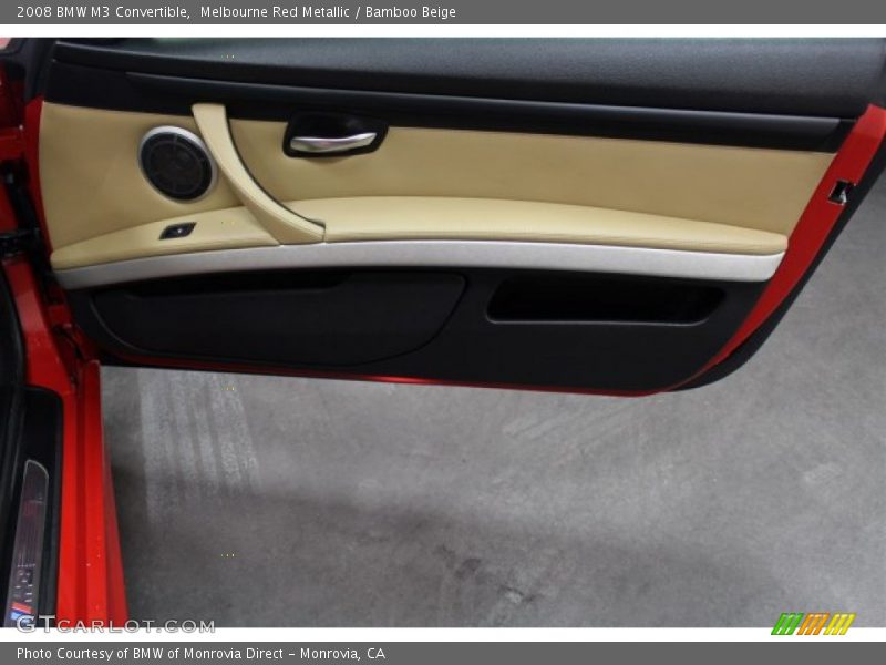 Melbourne Red Metallic / Bamboo Beige 2008 BMW M3 Convertible