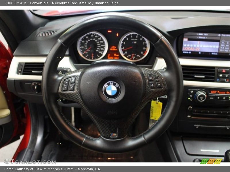 Melbourne Red Metallic / Bamboo Beige 2008 BMW M3 Convertible