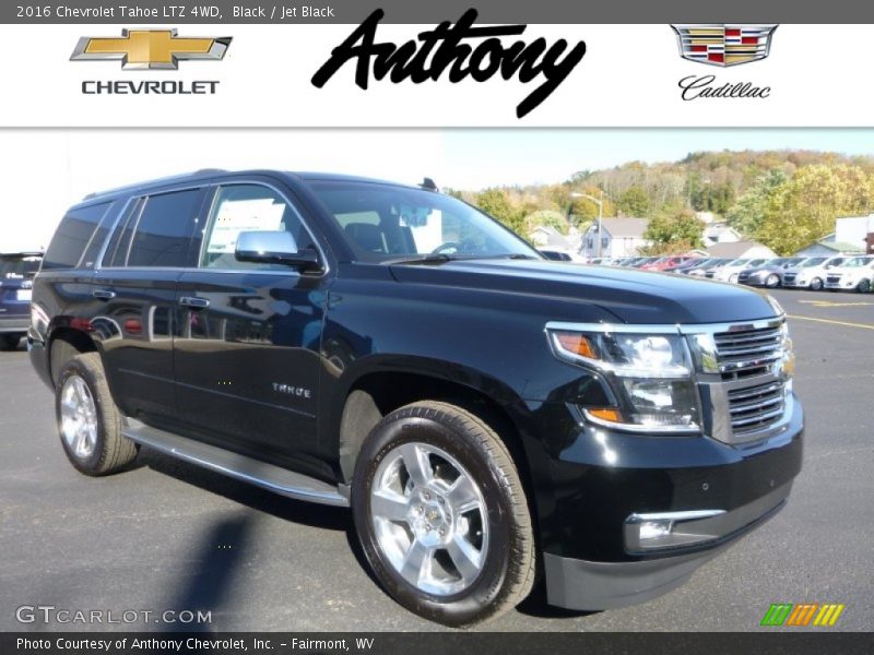 Black / Jet Black 2016 Chevrolet Tahoe LTZ 4WD