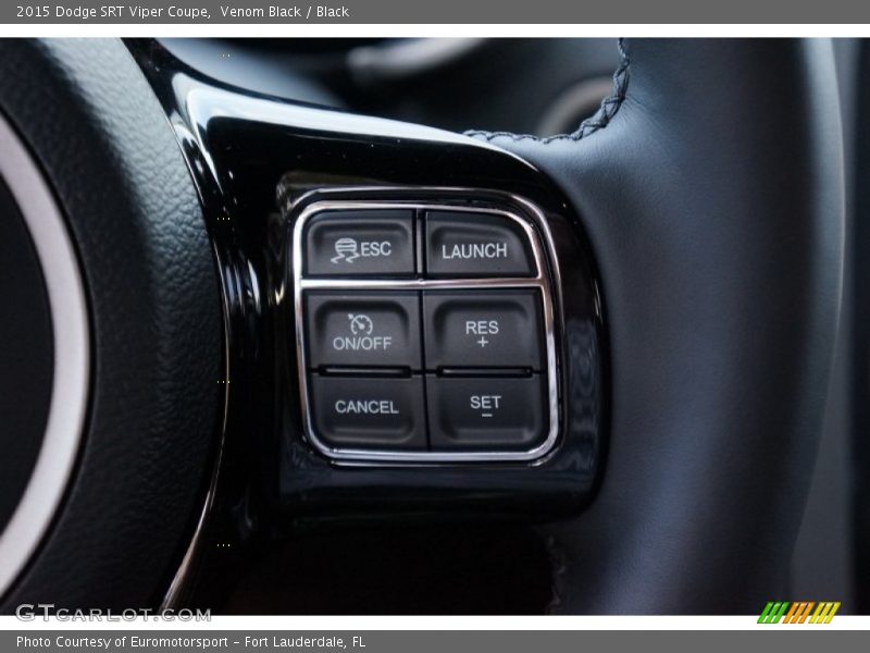 Controls of 2015 SRT Viper Coupe