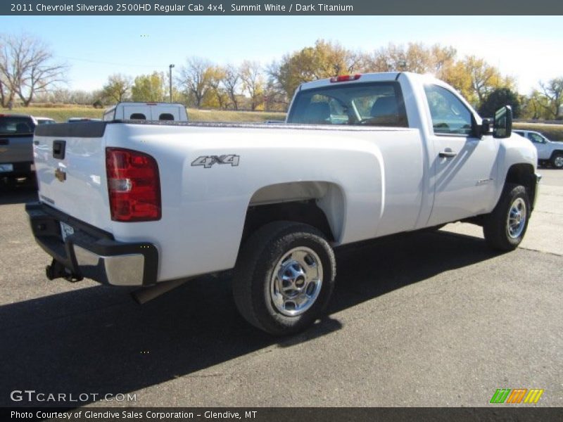 Summit White / Dark Titanium 2011 Chevrolet Silverado 2500HD Regular Cab 4x4