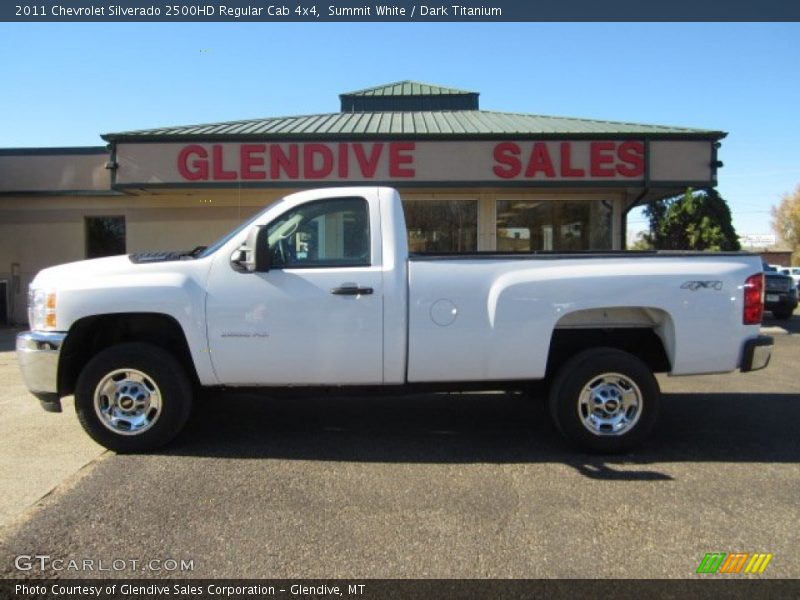 Summit White / Dark Titanium 2011 Chevrolet Silverado 2500HD Regular Cab 4x4