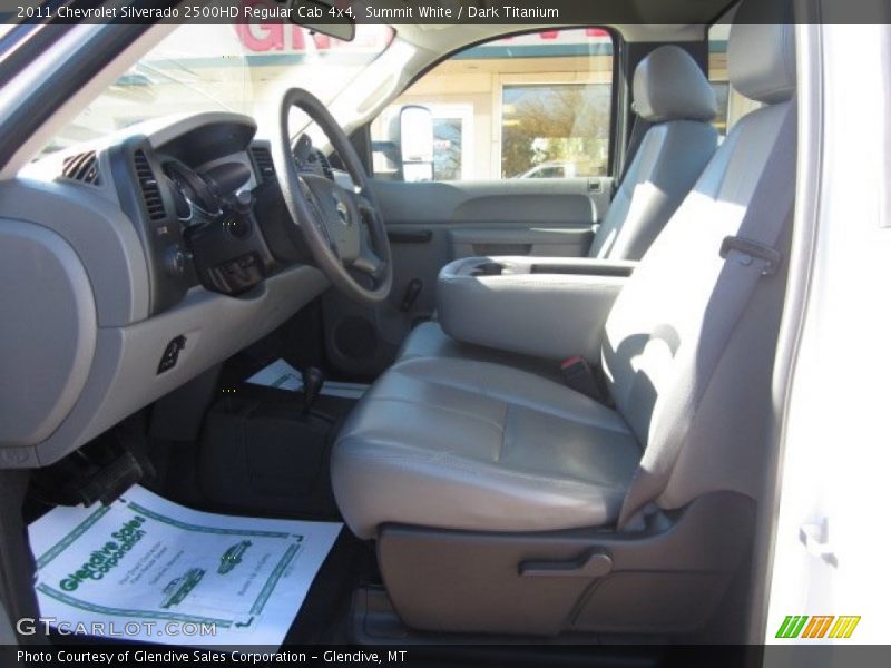 Summit White / Dark Titanium 2011 Chevrolet Silverado 2500HD Regular Cab 4x4
