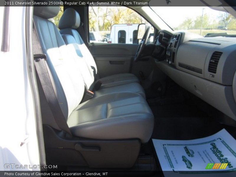 Summit White / Dark Titanium 2011 Chevrolet Silverado 2500HD Regular Cab 4x4