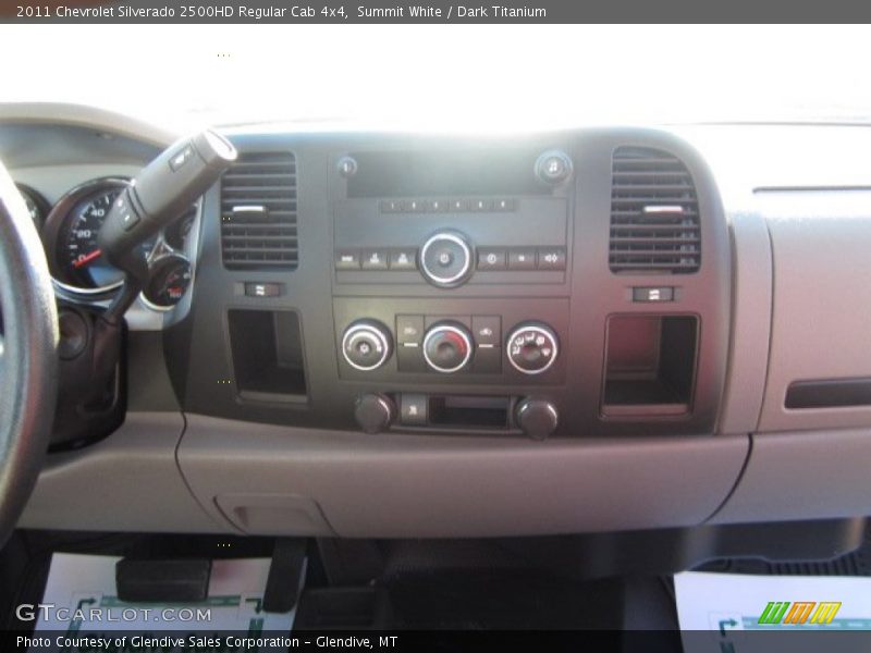 Summit White / Dark Titanium 2011 Chevrolet Silverado 2500HD Regular Cab 4x4